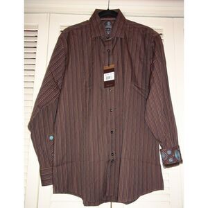 Zagiri Lucas Brown Multi Stripe Shirt